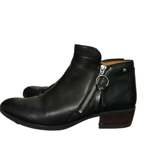 PIKOLINOS black leather booties, size 42